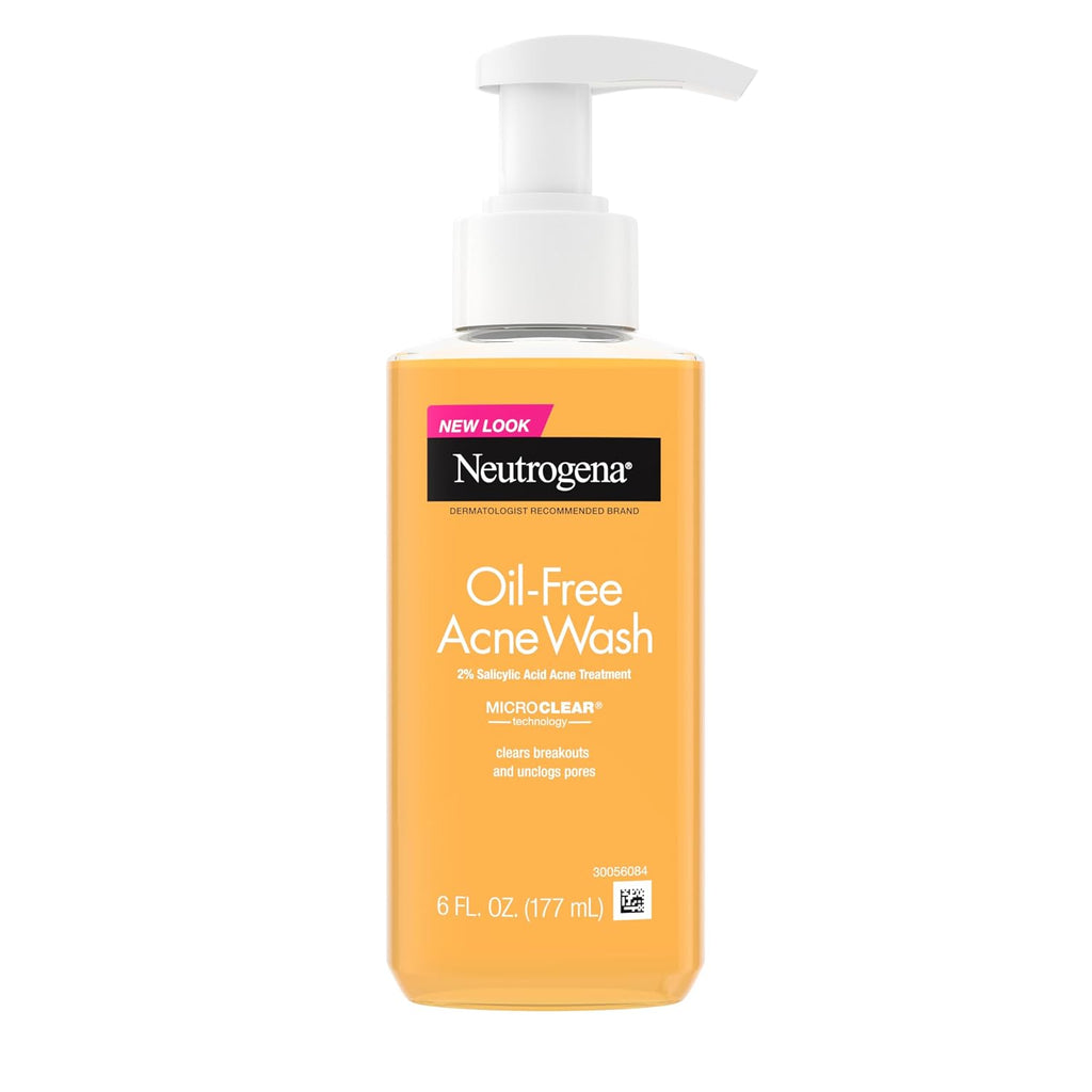Oil Free Acne Face Wash, 6 Fl. Oz