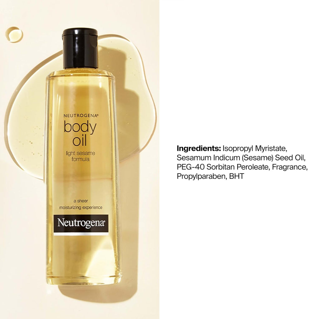 Body Oil Light Sesame Formula, 16 Fl. Oz
