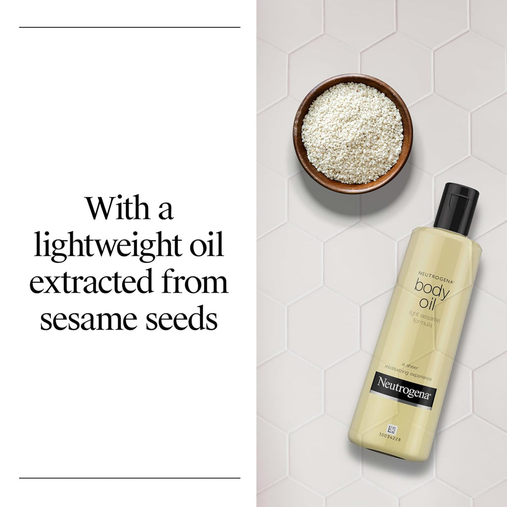 Body Oil Light Sesame Formula, 16 Fl. Oz